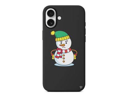 Snowman 3 Lansman Model İçi Kadife Silikon Telefon Kılıfı