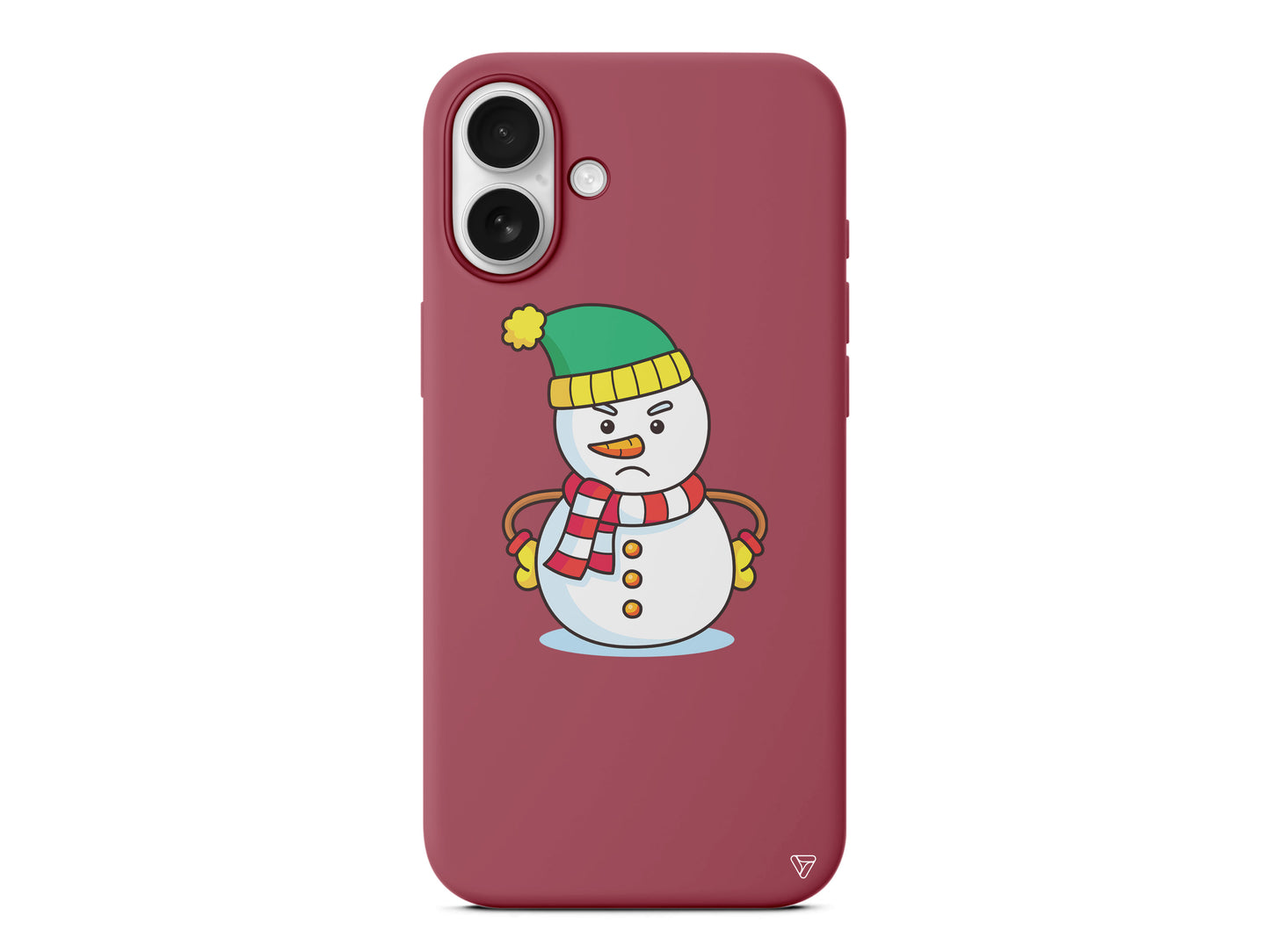 Snowman 3 Lansman Model İçi Kadife Silikon Telefon Kılıfı