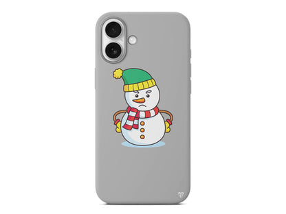 Snowman 3 Lansman Model İçi Kadife Silikon Telefon Kılıfı – Plus Serisine Özel