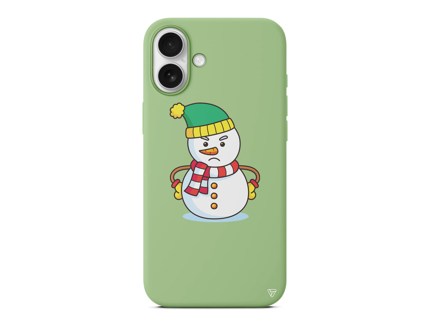 Snowman 3 Lansman Model İçi Kadife Silikon Telefon Kılıfı