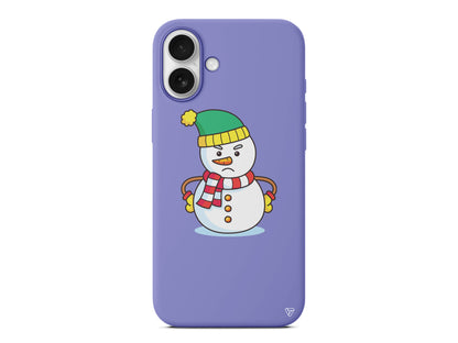 Snowman 3 Lansman Model İçi Kadife Silikon Telefon Kılıfı – Plus Serisine Özel