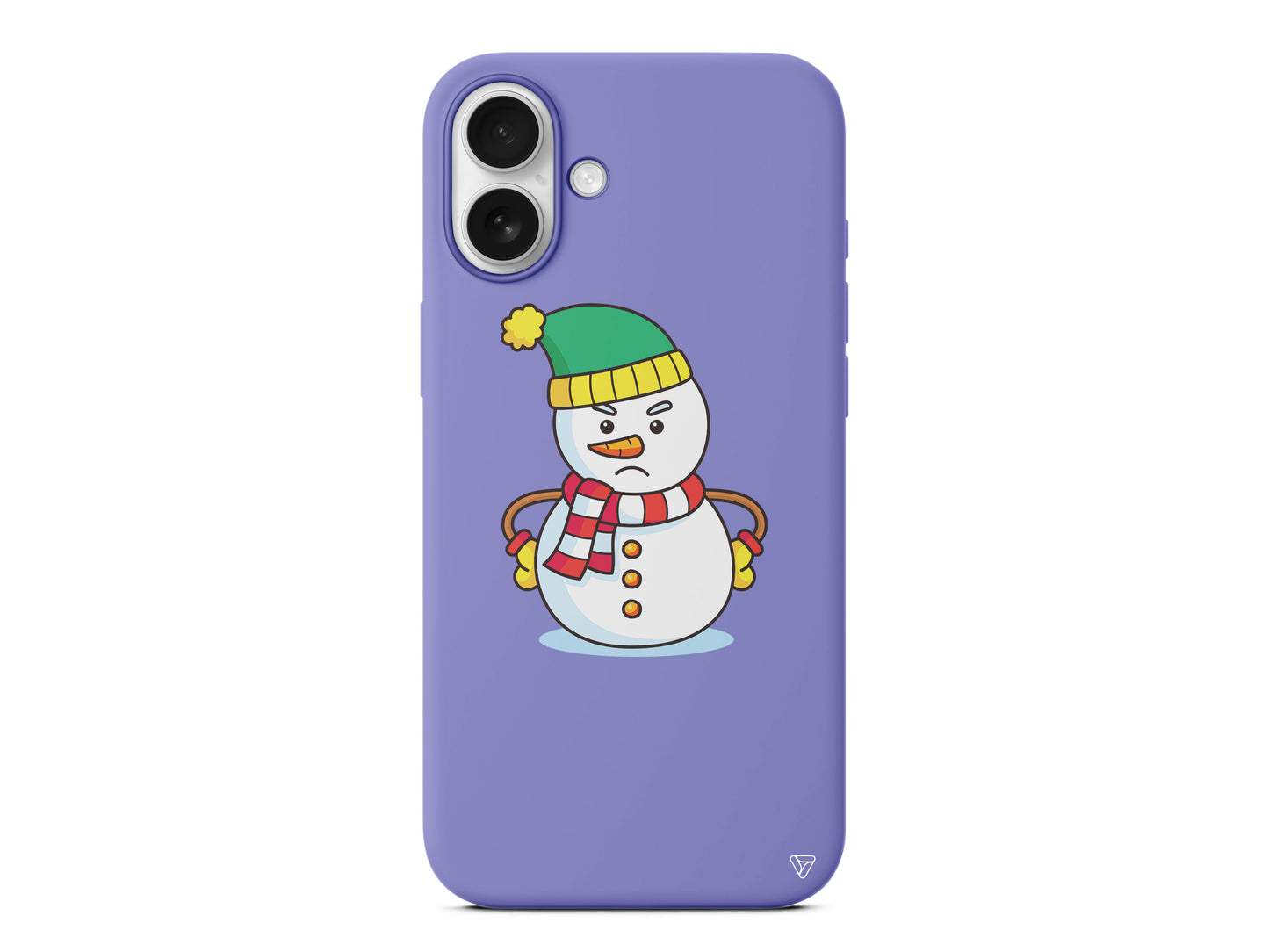 Snowman 3 Lansman Model İçi Kadife Silikon Telefon Kılıfı
