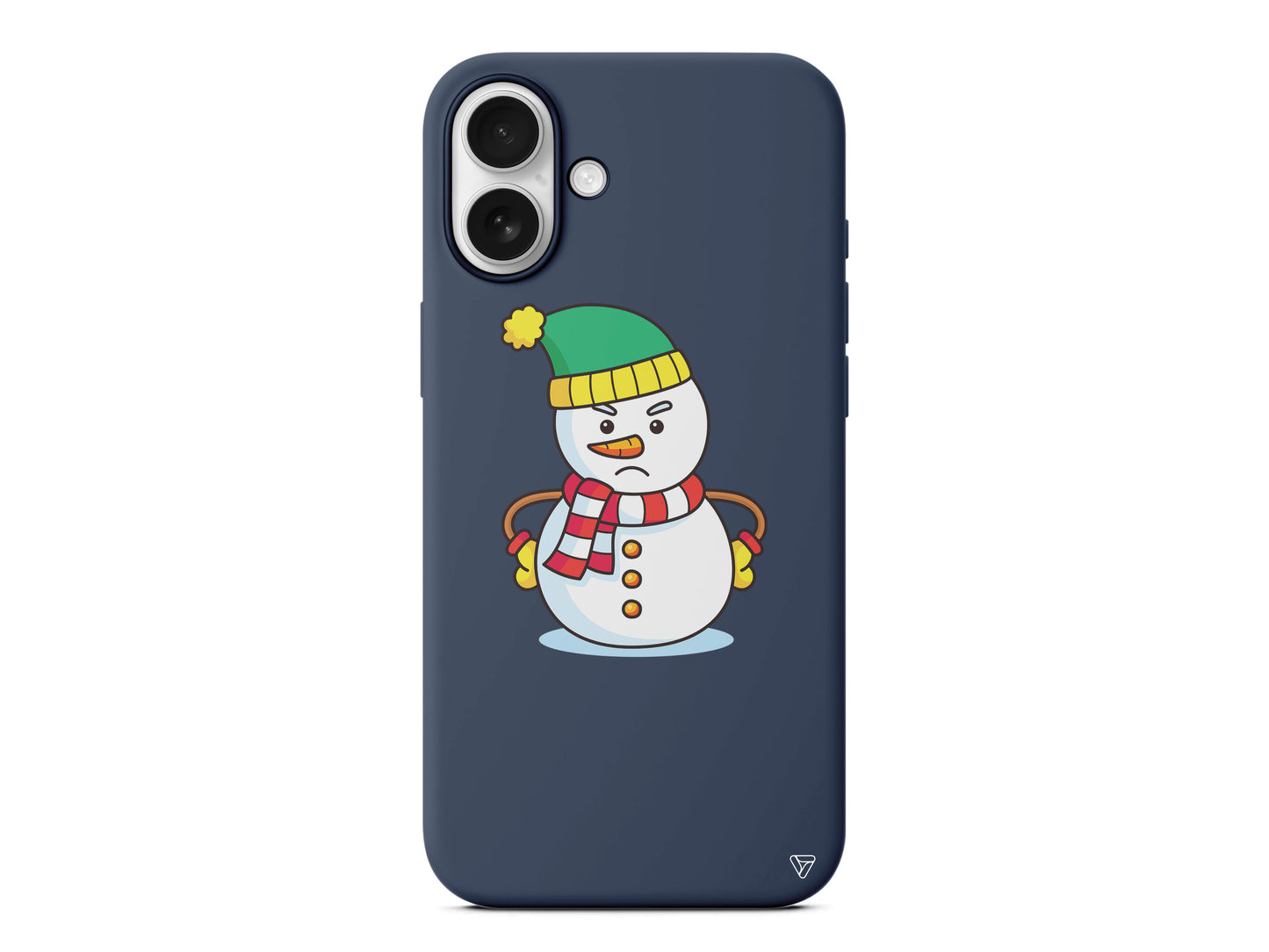 Snowman 3 Lansman Model İçi Kadife Silikon Telefon Kılıfı
