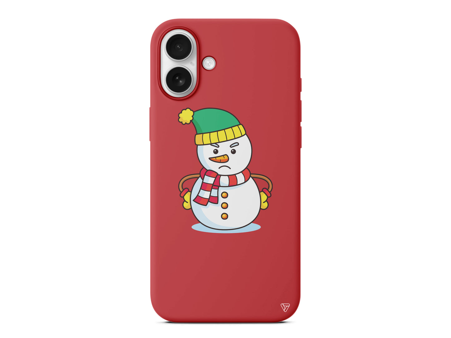Snowman 3 Lansman Model İçi Kadife Silikon Telefon Kılıfı – Plus Serisine Özel