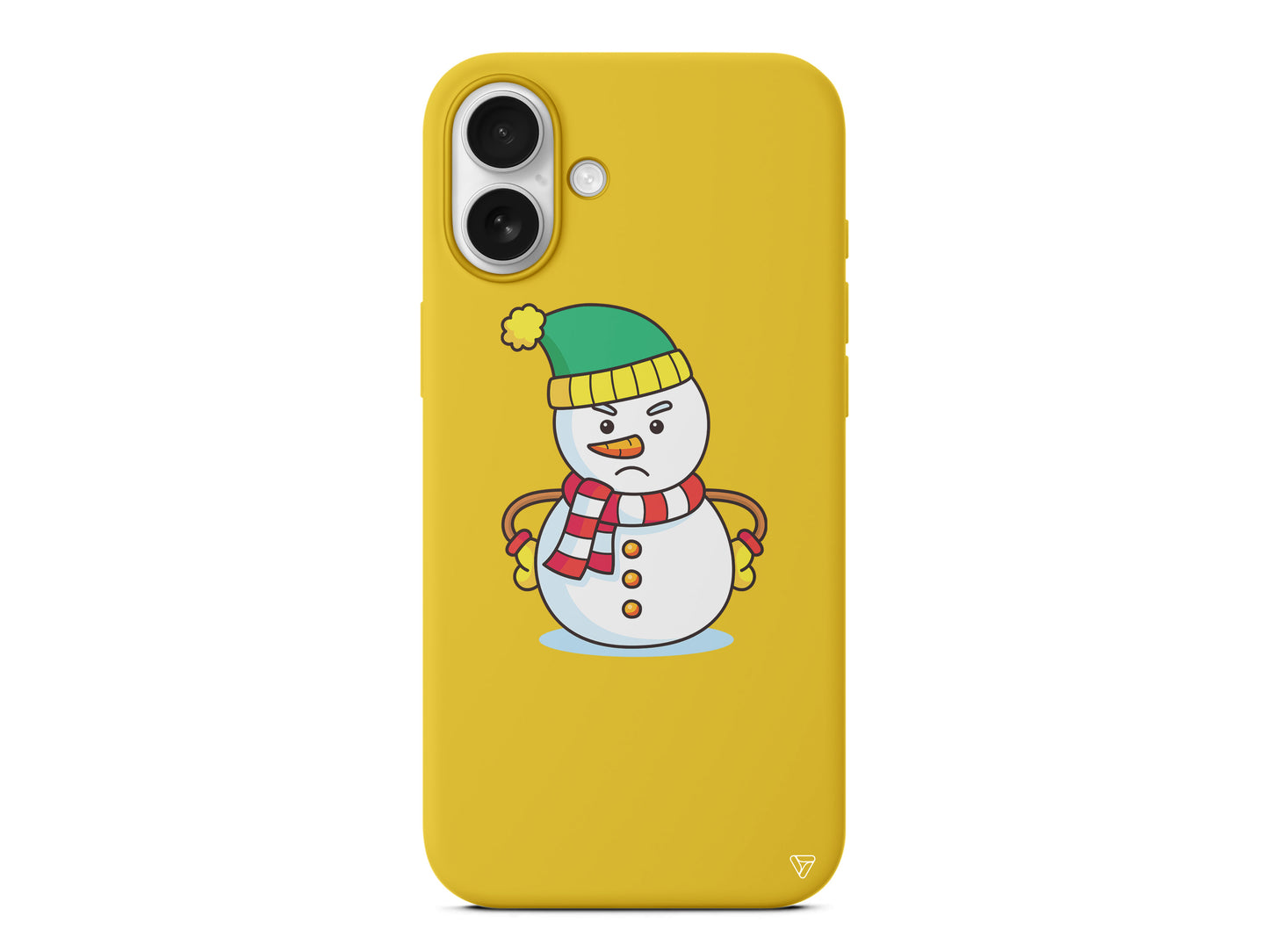 Snowman 3 Lansman Model İçi Kadife Silikon Telefon Kılıfı