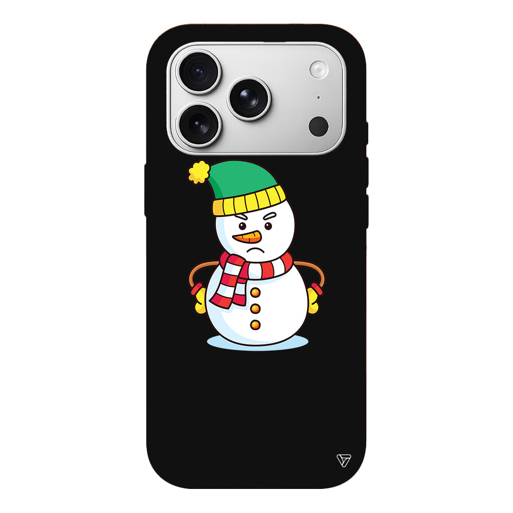 Snowman 3 Lansman Model İçi Kadife Silikon Telefon Kılıfı