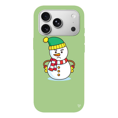 Snowman 3 Lansman Model İçi Kadife Silikon Telefon Kılıfı