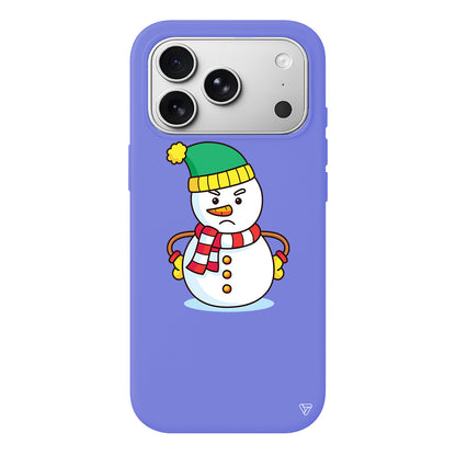 Snowman 3 Lansman Model İçi Kadife Silikon Telefon Kılıfı