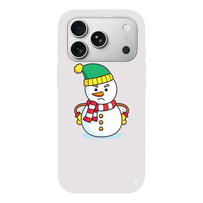 Snowman 3 Lansman Model İçi Kadife Silikon Telefon Kılıfı