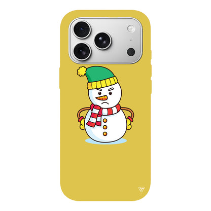 Snowman 3 Lansman Model İçi Kadife Silikon Telefon Kılıfı