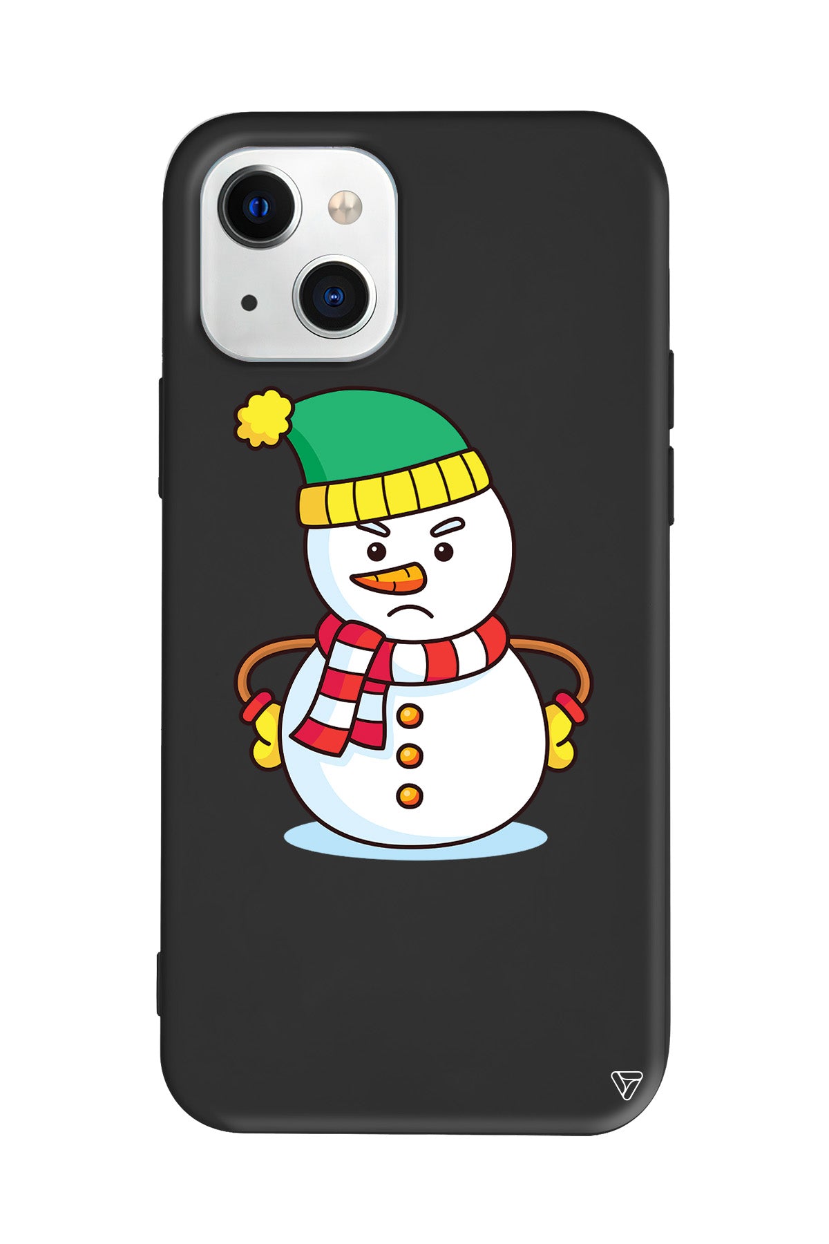 Snowman 3 Lansman Model İçi Kadife Silikon Telefon Kılıfı