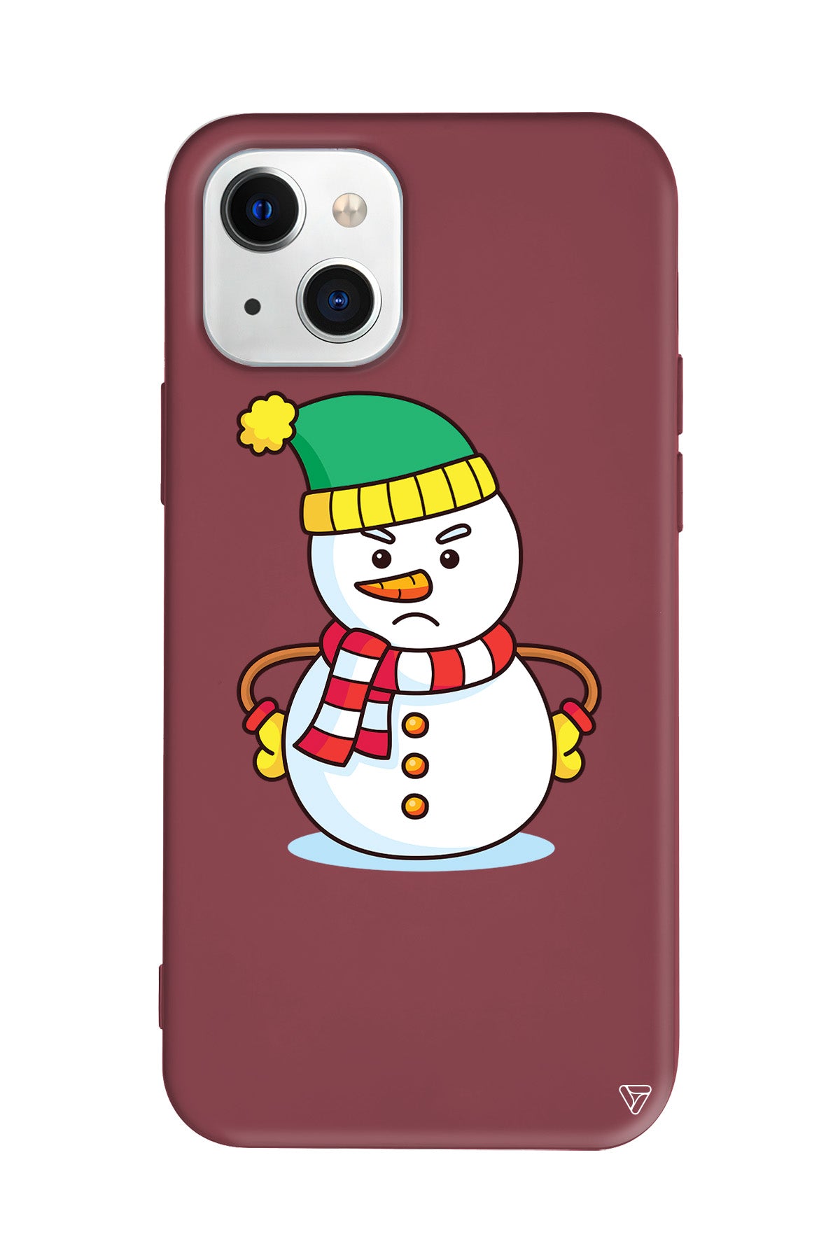 Snowman 3 Lansman Model İçi Kadife Silikon Telefon Kılıfı