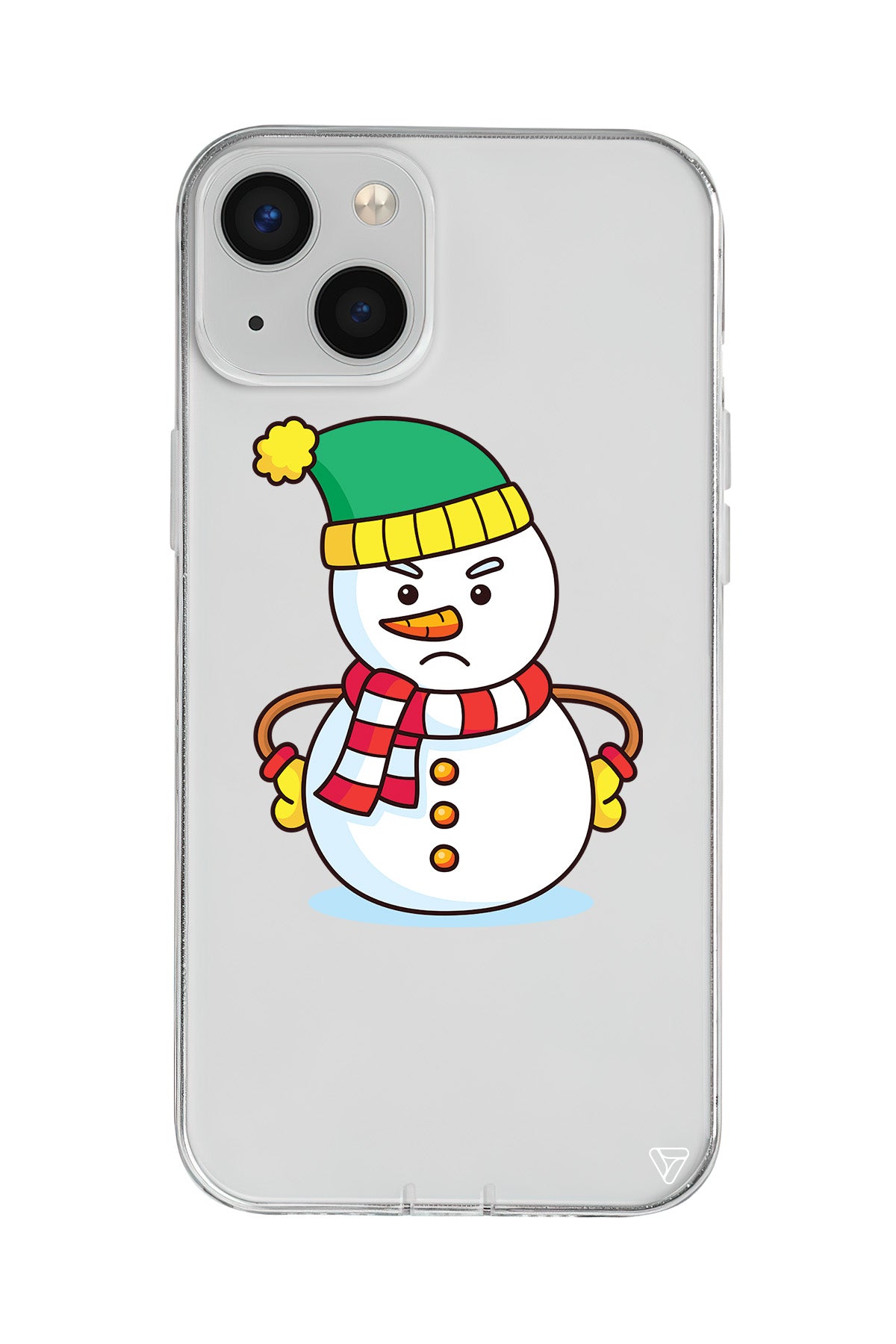 Snowman 3 Lansman Model İçi Kadife Silikon Telefon Kılıfı