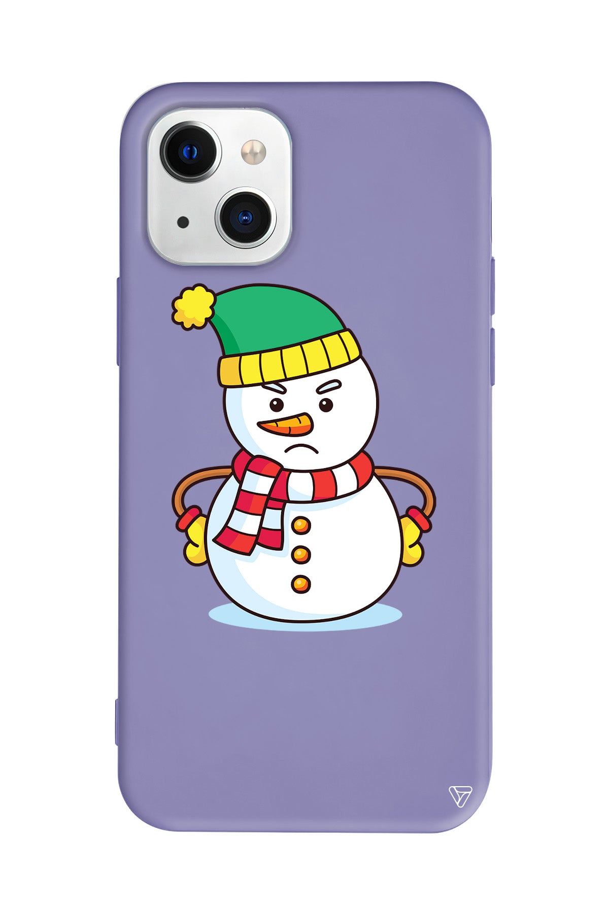 Snowman 3 Lansman Model İçi Kadife Silikon Telefon Kılıfı
