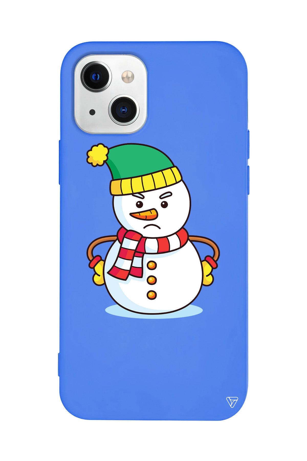Snowman 3 Lansman Model İçi Kadife Silikon Telefon Kılıfı