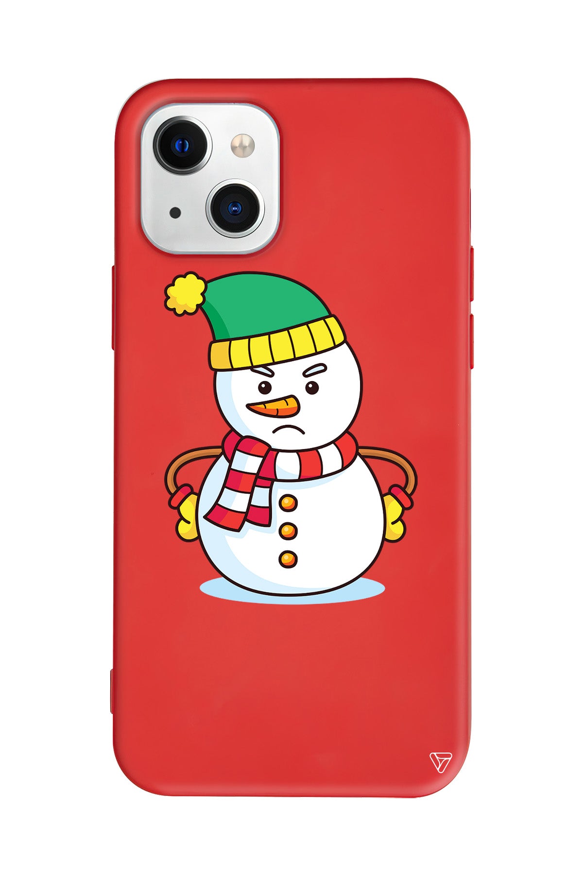 Snowman 3 Lansman Model İçi Kadife Silikon Telefon Kılıfı – Plus Serisine Özel