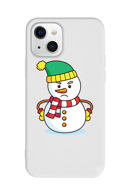 Snowman 3 Lansman Model İçi Kadife Silikon Telefon Kılıfı