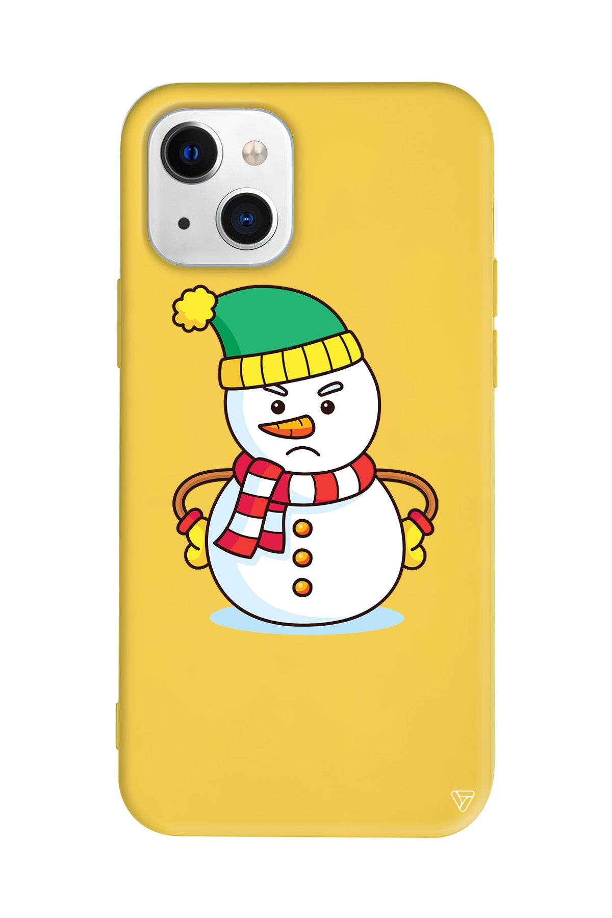 Snowman 3 Lansman Model İçi Kadife Silikon Telefon Kılıfı – Plus Serisine Özel
