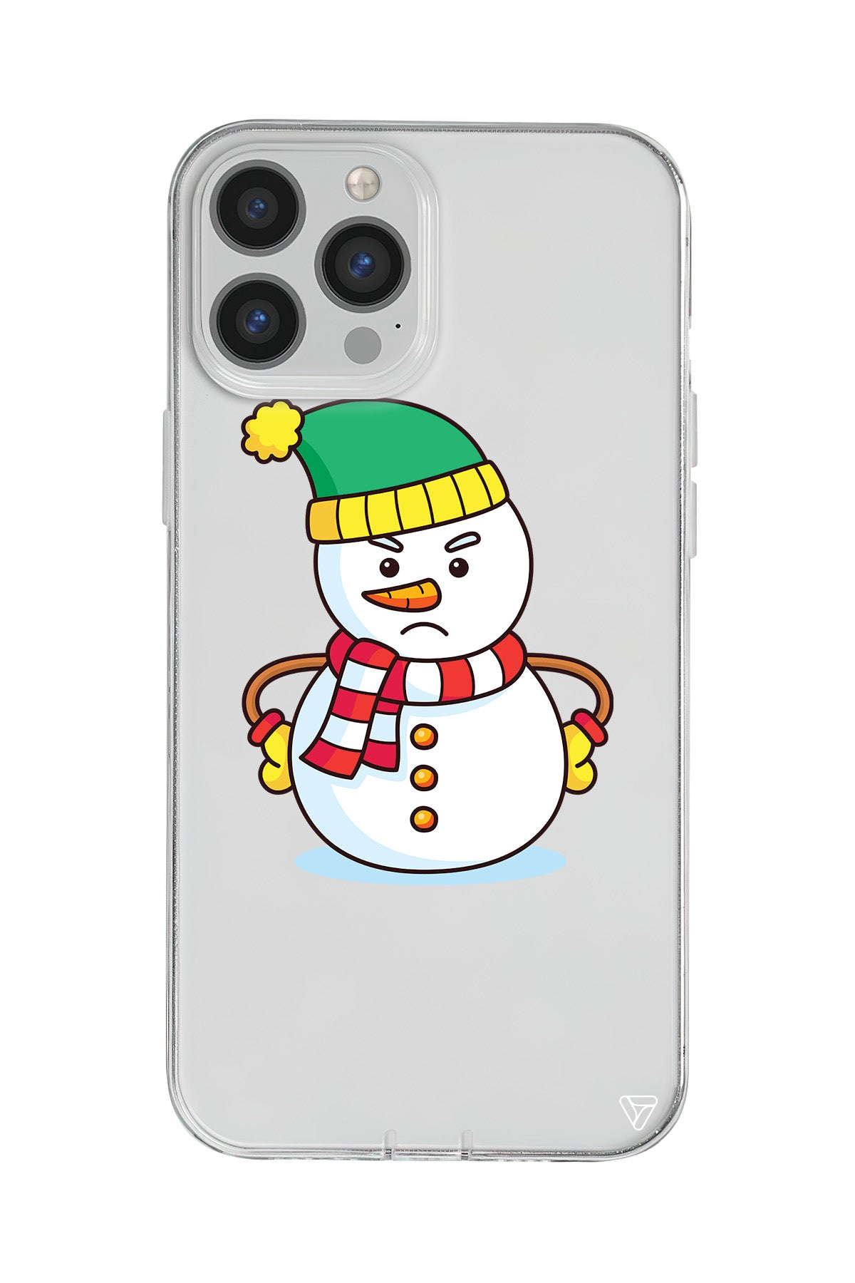 Snowman 3 Lansman Model İçi Kadife Silikon Telefon Kılıfı