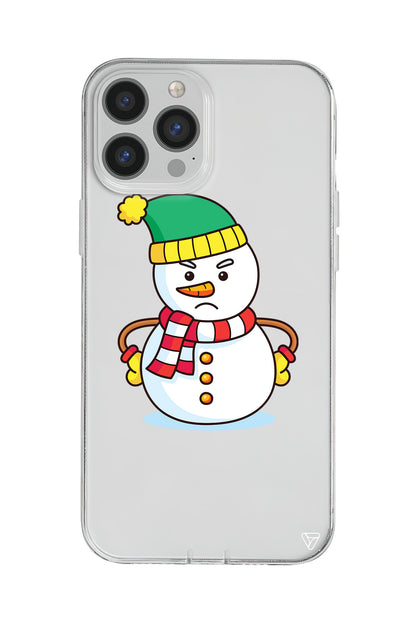 Snowman 3 Lansman Model İçi Kadife Silikon Telefon Kılıfı