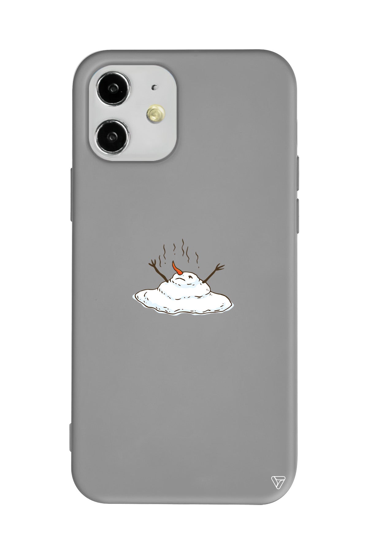 Melting Snowman Lansman Model İçi Kadife Silikon Telefon Kılıfı