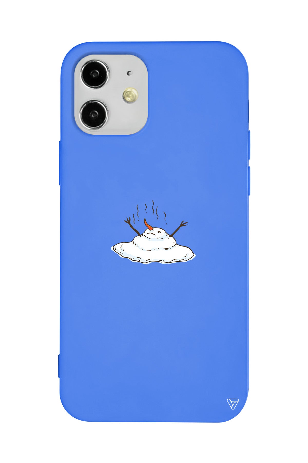 Melting Snowman Lansman Model İçi Kadife Silikon Telefon Kılıfı