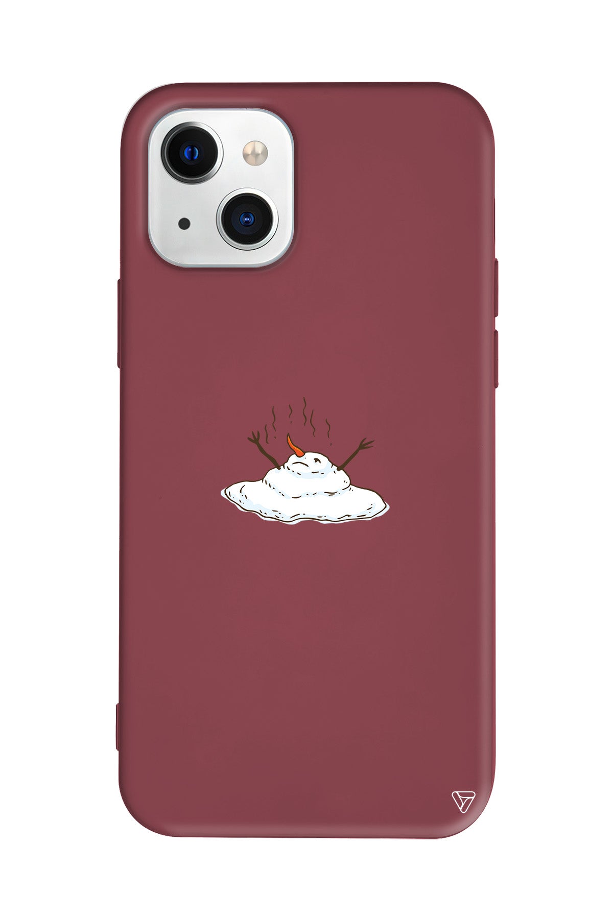 Melting Snowman Lansman Model İçi Kadife Silikon Telefon Kılıfı