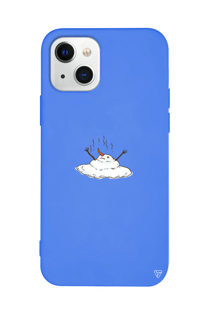 Melting Snowman Lansman Model İçi Kadife Silikon Telefon Kılıfı – Plus Serisine Özel