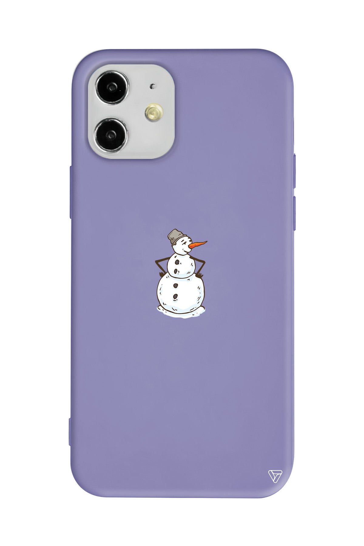Snowman Is Bored Lansman Model İçi Kadife Silikon Telefon Kılıfı