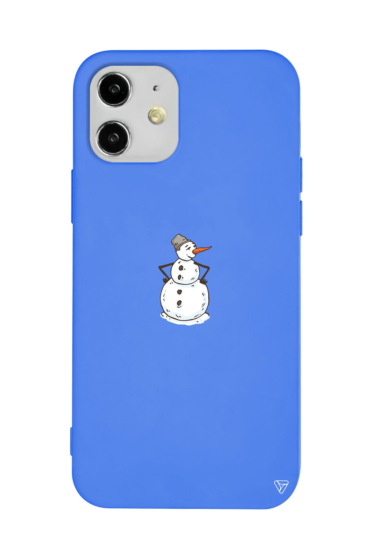 Snowman Is Bored Lansman Model İçi Kadife Silikon Telefon Kılıfı