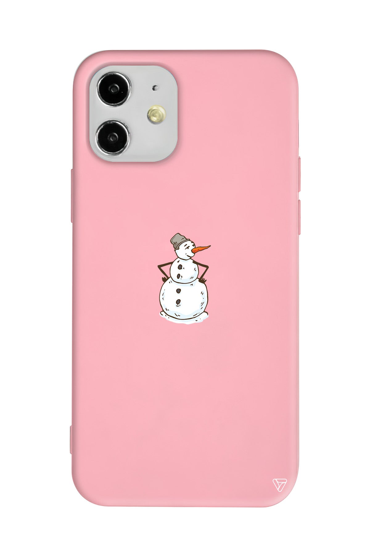 Snowman Is Bored Lansman Model İçi Kadife Silikon Telefon Kılıfı