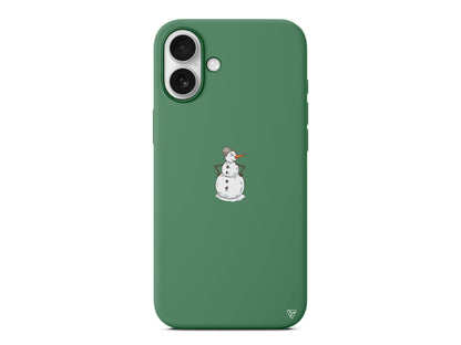 Snowman Is Bored Lansman Model İçi Kadife Silikon Telefon Kılıfı – Plus Serisine Özel