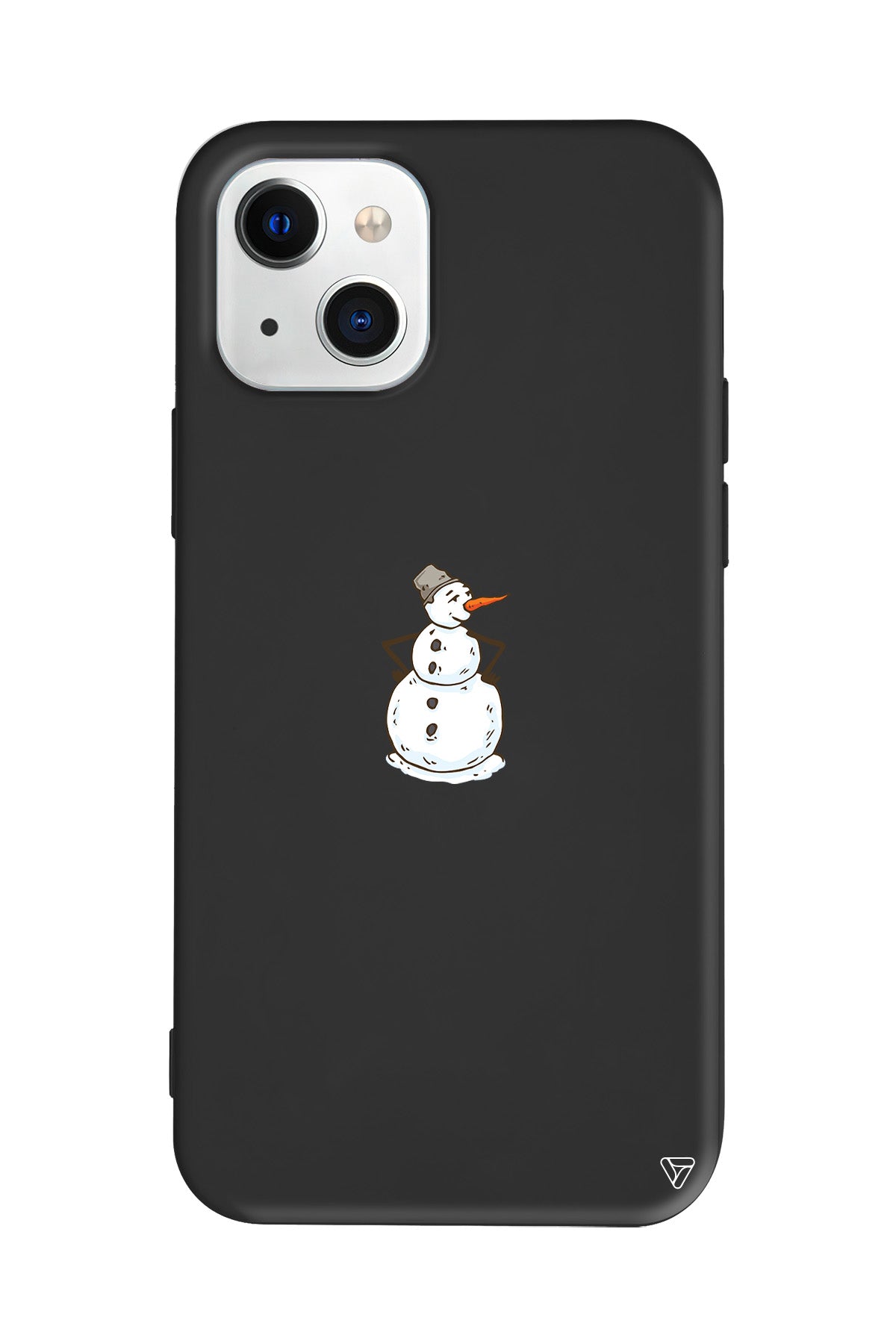 Snowman Is Bored Lansman Model İçi Kadife Silikon Telefon Kılıfı