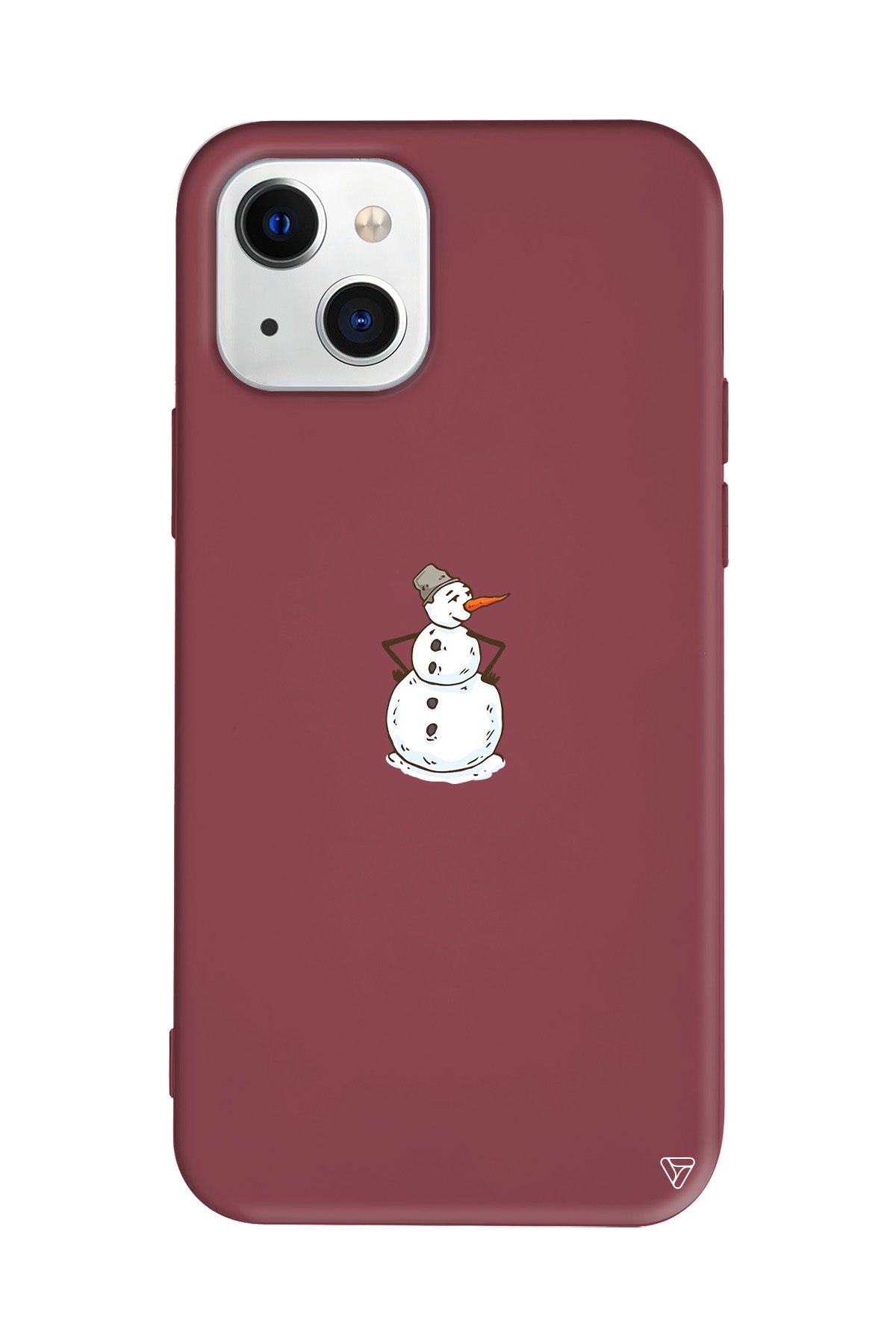 Snowman Is Bored Lansman Model İçi Kadife Silikon Telefon Kılıfı