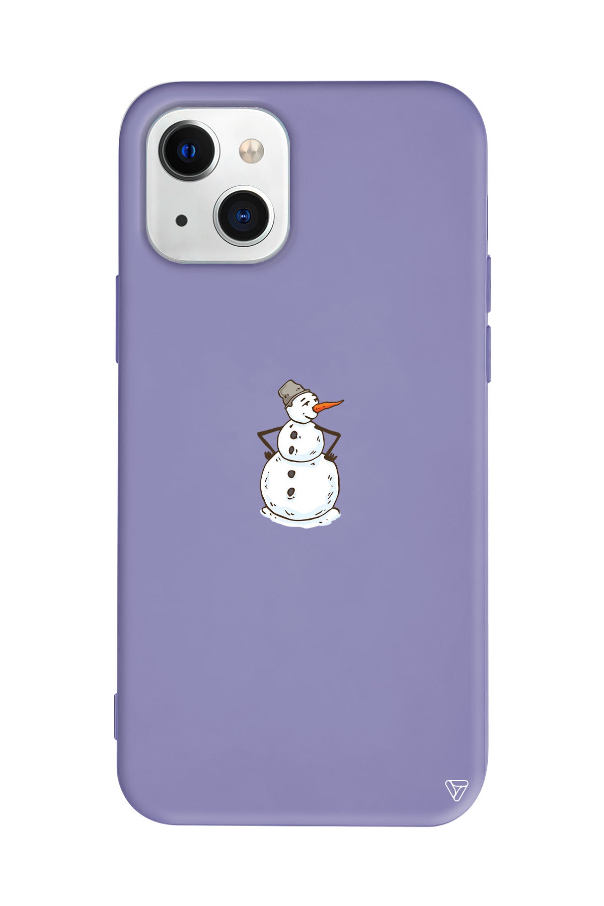Snowman Is Bored Lansman Model İçi Kadife Silikon Telefon Kılıfı – Plus Serisine Özel