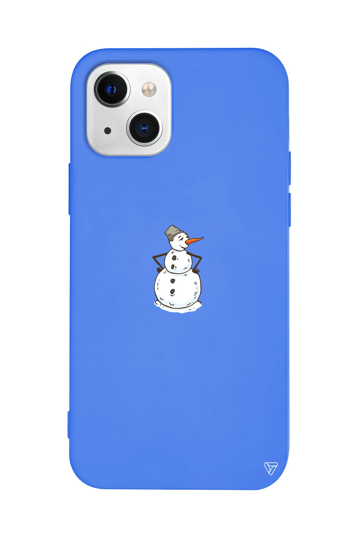 Snowman Is Bored Lansman Model İçi Kadife Silikon Telefon Kılıfı – Plus Serisine Özel