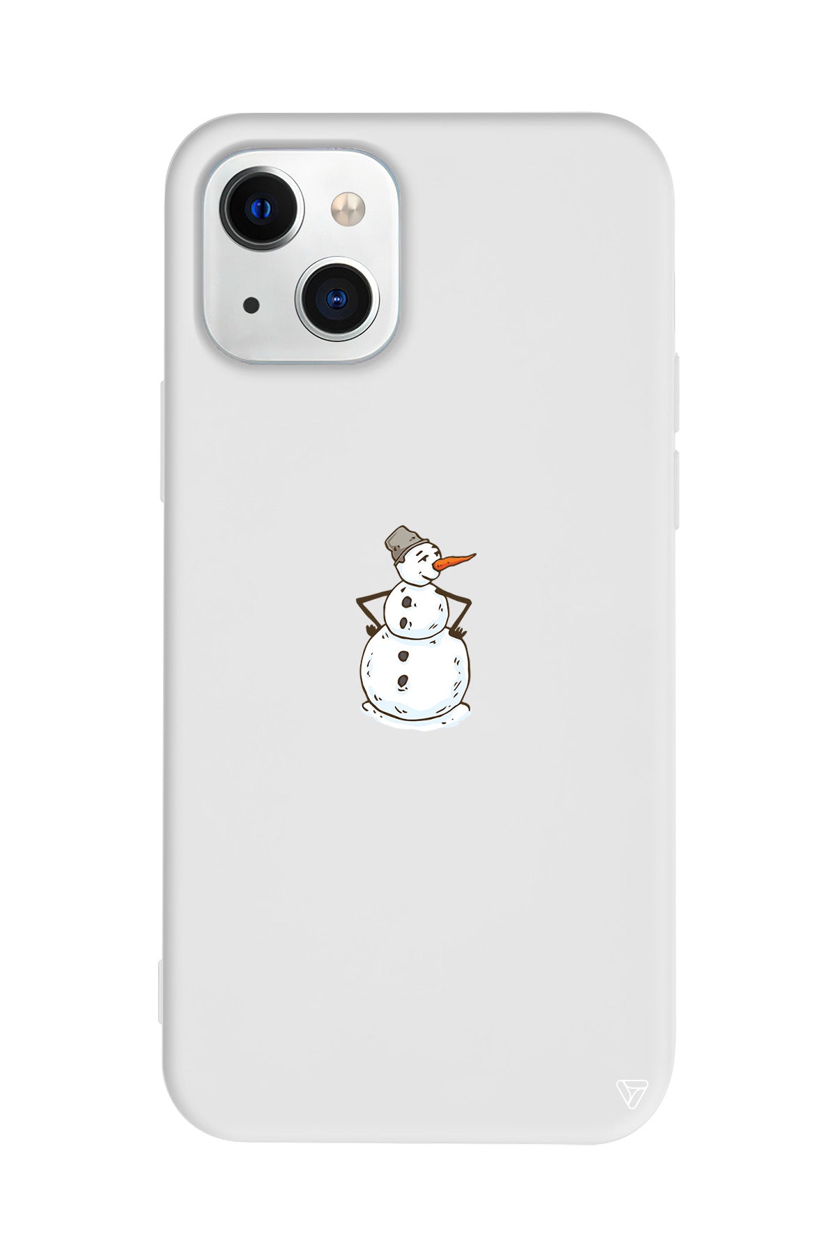 Snowman Is Bored Lansman Model İçi Kadife Silikon Telefon Kılıfı