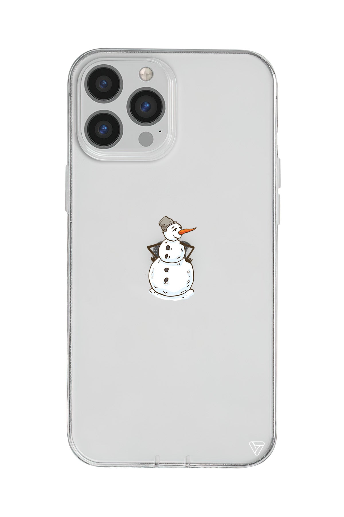 Snowman Is Bored Lansman Model İçi Kadife Silikon Telefon Kılıfı