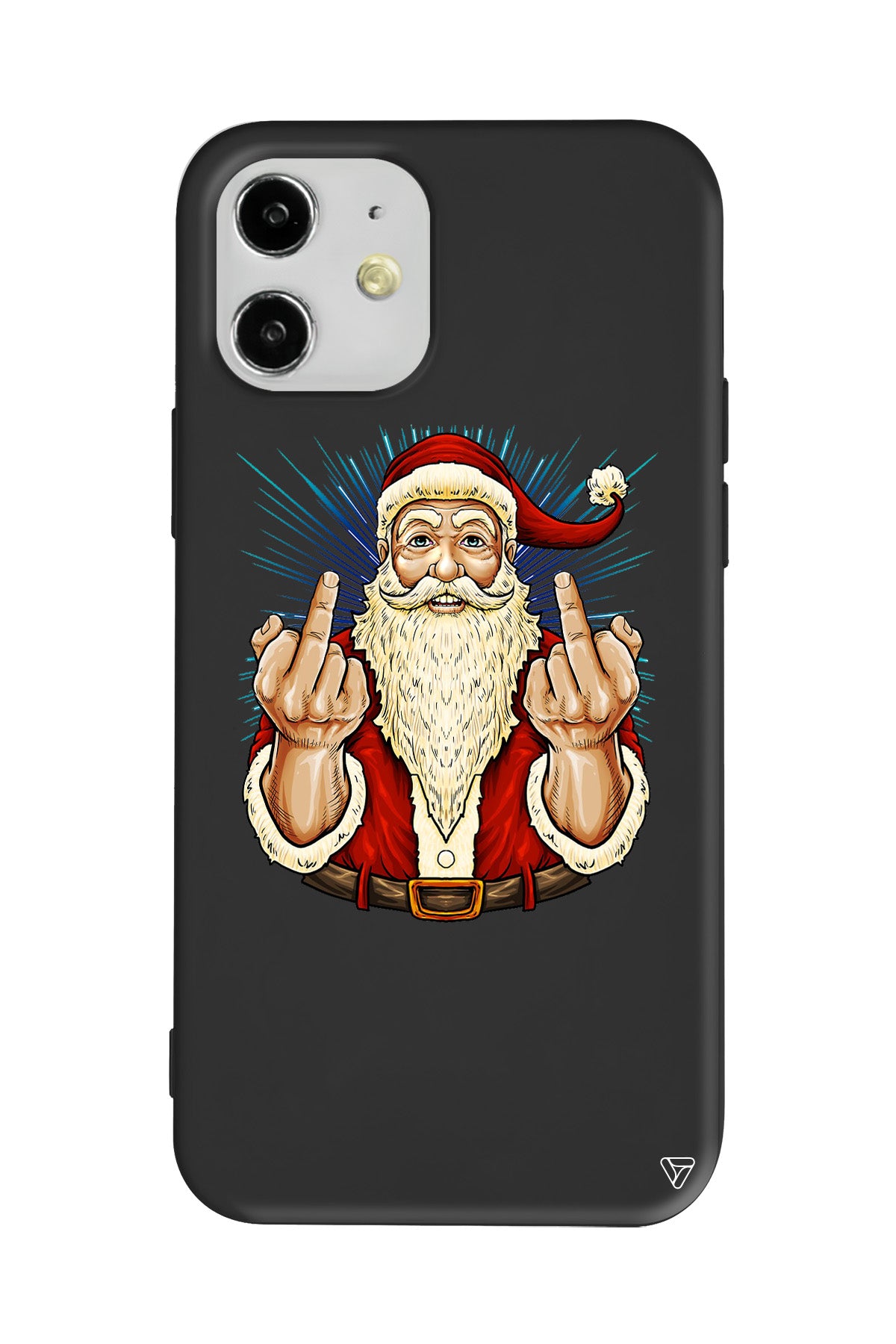 Naughty Santa Lansman Model İçi Kadife Silikon Telefon Kılıfı