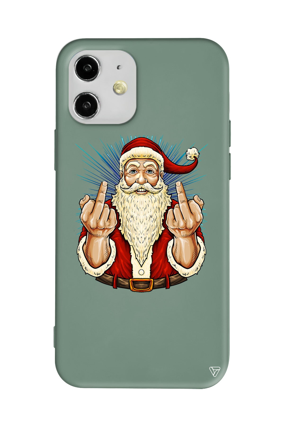 Naughty Santa Lansman Model İçi Kadife Silikon Telefon Kılıfı