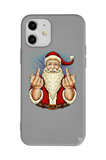 Naughty Santa Lansman Model İçi Kadife Silikon Telefon Kılıfı