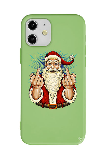 Naughty Santa Lansman Model İçi Kadife Silikon Telefon Kılıfı