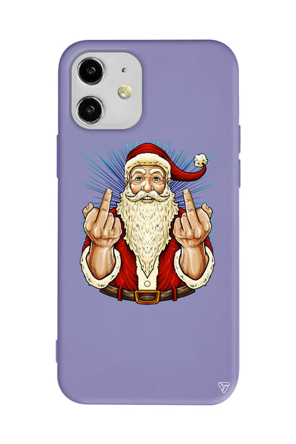 Naughty Santa Lansman Model İçi Kadife Silikon Telefon Kılıfı