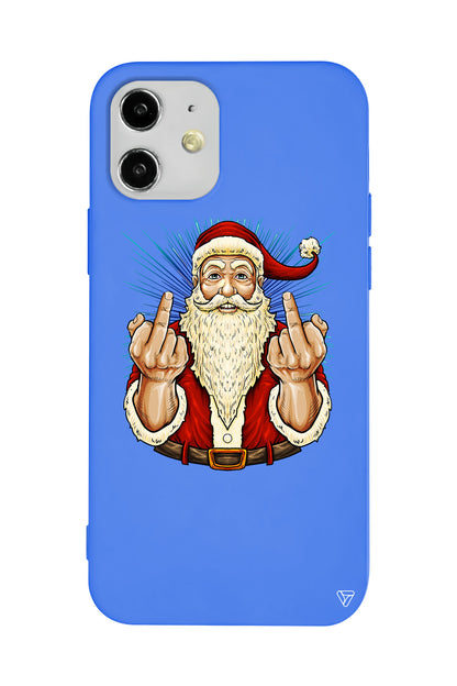 Naughty Santa Lansman Model İçi Kadife Silikon Telefon Kılıfı