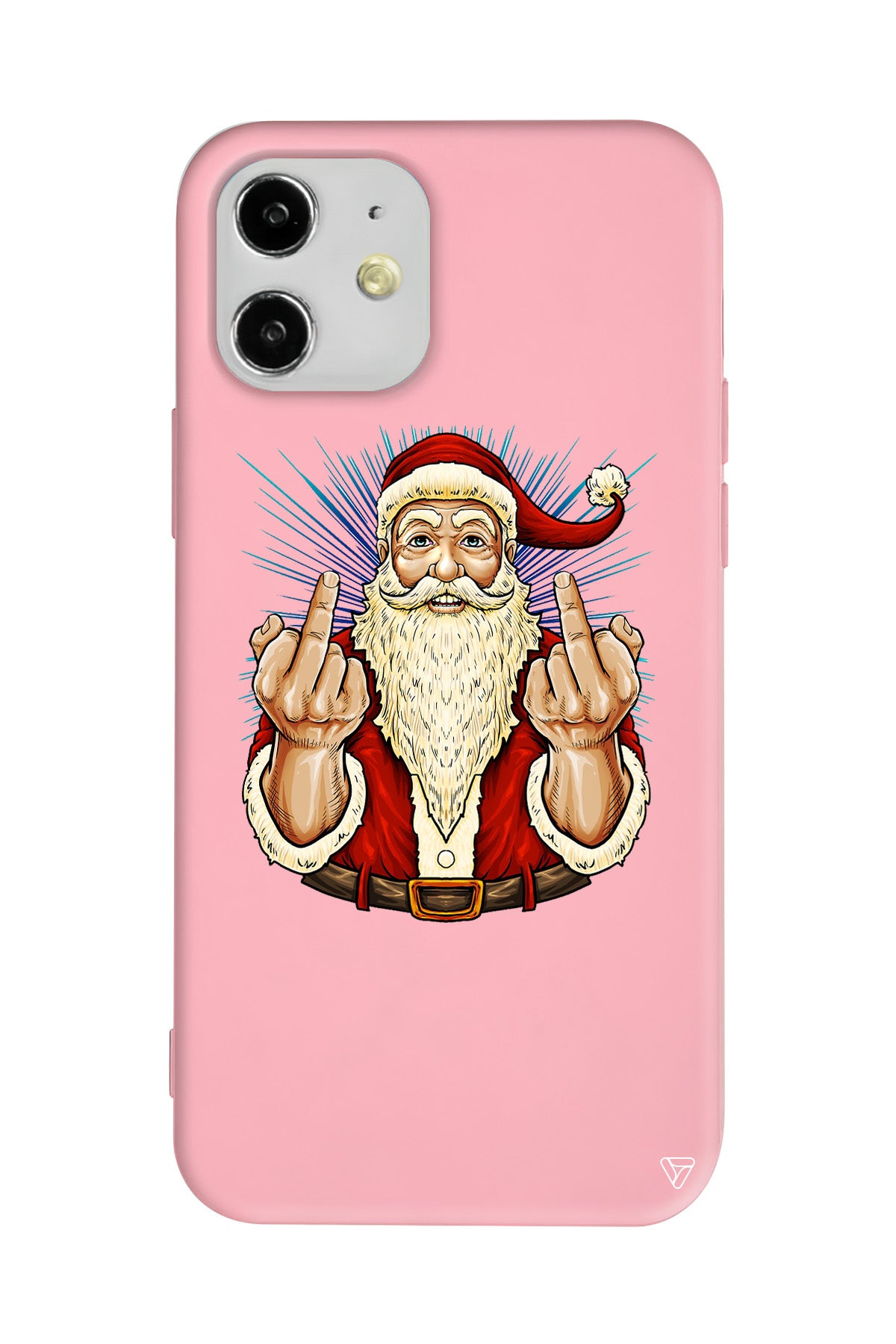 Naughty Santa Lansman Model İçi Kadife Silikon Telefon Kılıfı