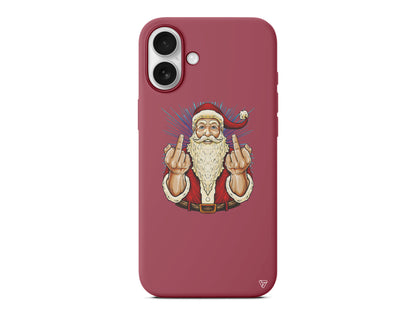 Naughty Santa Lansman Model İçi Kadife Silikon Telefon Kılıfı