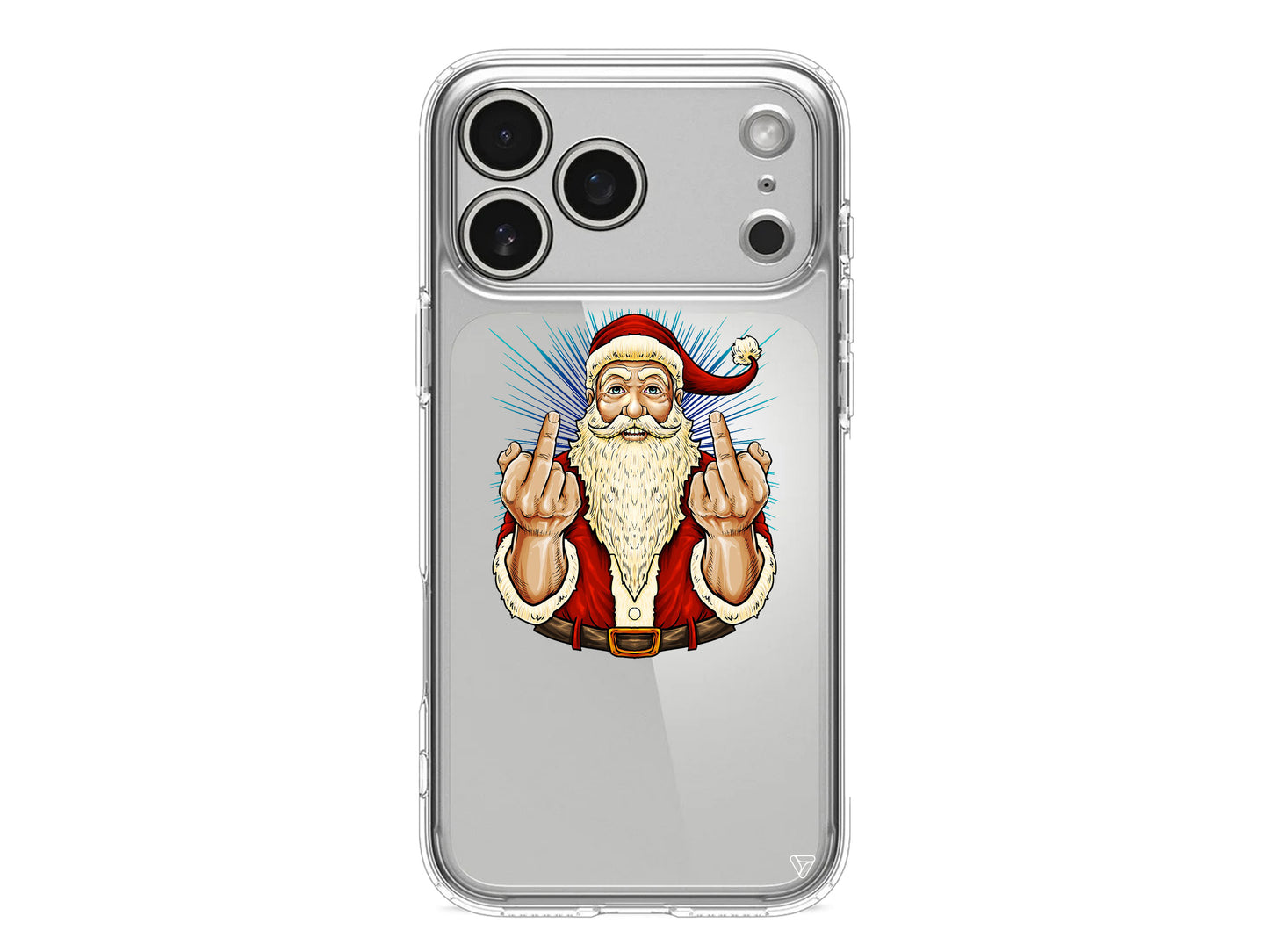 Naughty Santa Lansman Model İçi Kadife Silikon Telefon Kılıfı