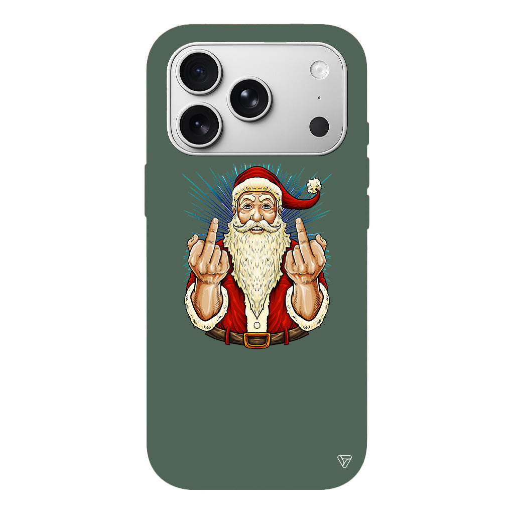 Naughty Santa Lansman Model İçi Kadife Silikon Telefon Kılıfı
