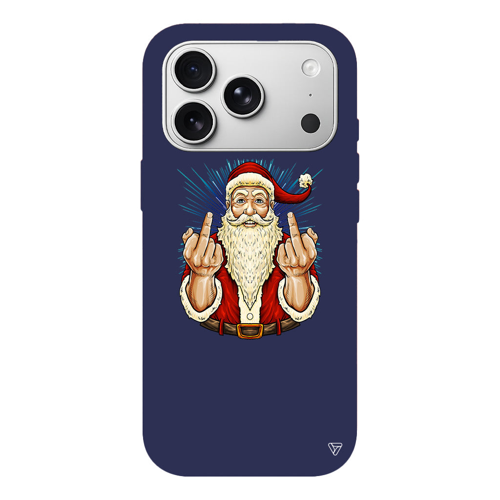 Naughty Santa Lansman Model İçi Kadife Silikon Telefon Kılıfı