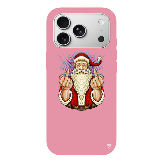Naughty Santa Lansman Model İçi Kadife Silikon Telefon Kılıfı